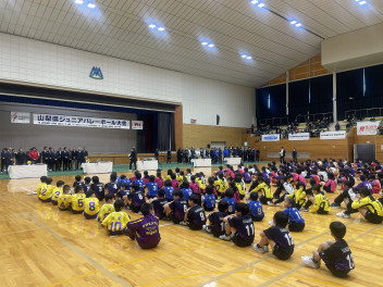 協賛｜山梨県ジュニアバレーボール決勝戦がおこなわれました！