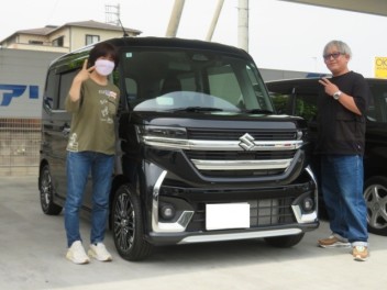 スペーシアカスタムのご納車、おめでとうございます!!