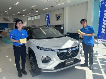 ９月１２日は新型フロンクスを展示しています！