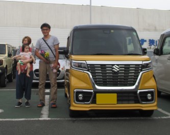 ★ご納車御礼★スペーシアカスタムをご納車しました！