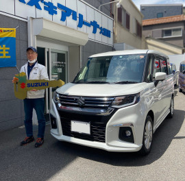 ソリオ　ご納車おめでとうございます