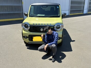 ハスラーの試乗車がやってきました!!