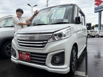 【アウトレット】スペーシアカスタム（MK42S）、あります！！！