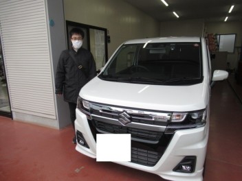 ワゴンRカスタムZ　納車式です！