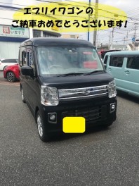 エブリイワゴンをご納車致しました！！