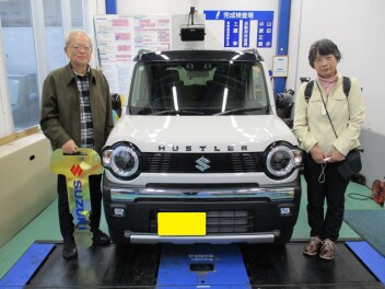 ハスラーのご納車です！おめでとうございます！