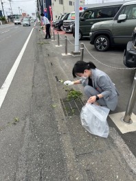 ~店舗周り清掃活動！~