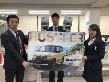 HUSTLER Wanderer 登場!!