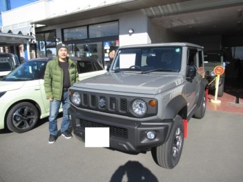 ジムニ－シエラ　納車式です！！
