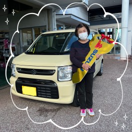 ワゴンRご納車おめでとうございます(^^♪
