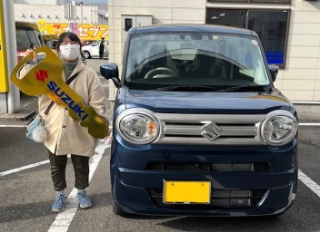 ワゴンRスマイルのご納車おめでとうございます