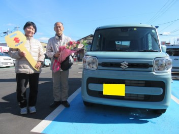 S様スペーシアご納車です！