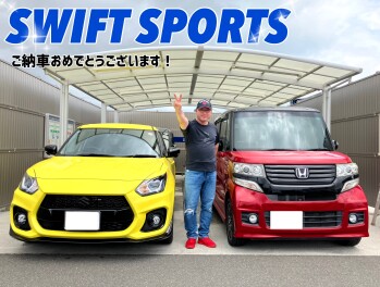 スイフトスポーツご納車おめでとうございます！