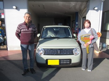 ラパン納車です。