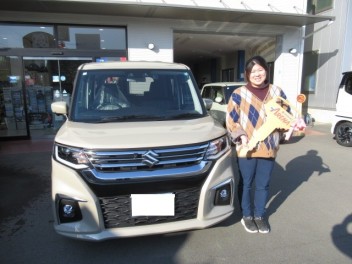 ソリオ納車です。