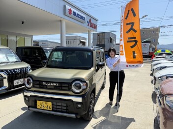 ☆新型ハスラー試乗車到着です☆