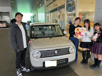 ラパンご納車しました！