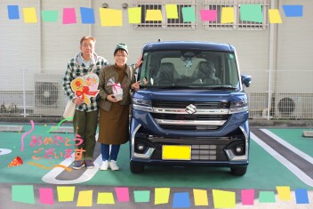 スペーシアカスタムご納車致しました♪