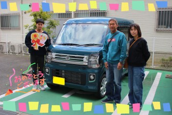 エブリイワゴンご納車致しました！！
