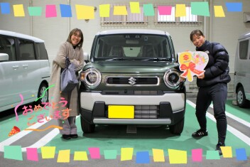 ハスラーご納車致しました！