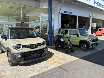 人気のハスラー＆クロスビーです＼(^o^)／