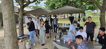 みんなでBBQしました！