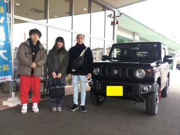 ジムニーご納車おめでとうございます♪