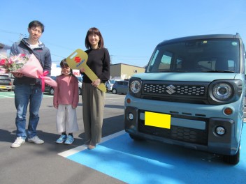 A様スペーシアギアご納車です！