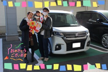 ソリオご納車致しました！！
