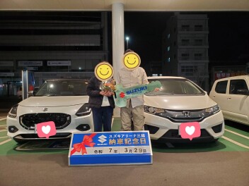 ☆T様☆スイフトご納車おめでとうございます！！