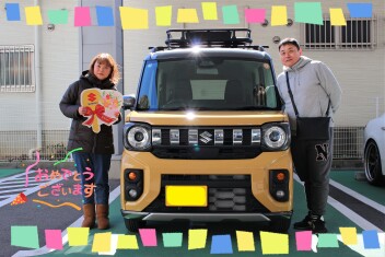 スペーシアギアご納車致しました！