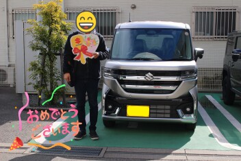 スペーシアカスタムご納車致しました♪