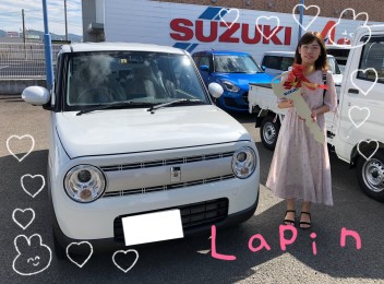 鈴木様のラパンを納車致しました！