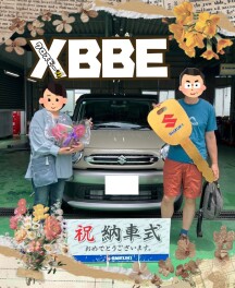 クロスビーご納車おめでとうございます