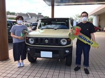 ジムニーご納車おめでとうございます！