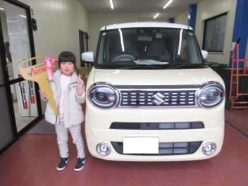 ワゴンRスマイル納車です。