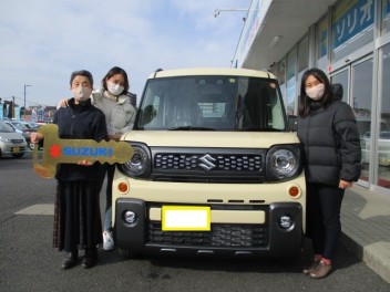 Ｔ様Ｓ様『スペーシアギア』ご納車ありがとうございました!!