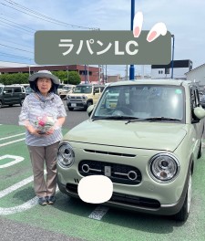 ラパンLCご納車おめでとうございます！
