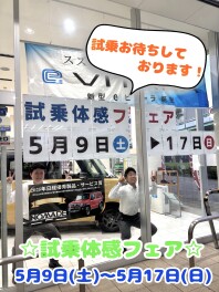 試乗体感フェア開催！！