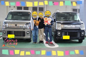 エブリイワゴンご納車致しました！