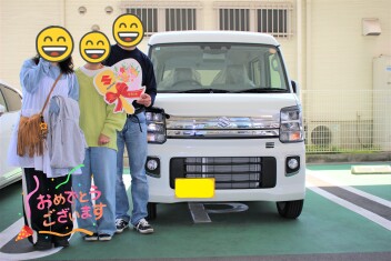 エブリイワゴンご納車致しました！