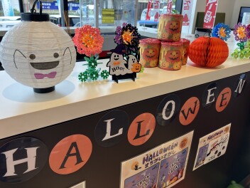 店内をハロウィン仕様にしました！