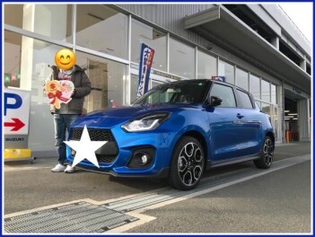 スイフトスポーツを納車しました★