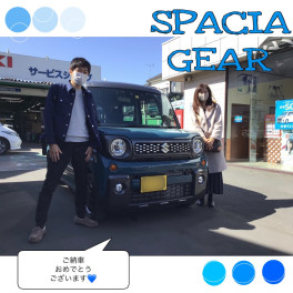 スペーシアギヤ！！★☆★ご納車式★☆★