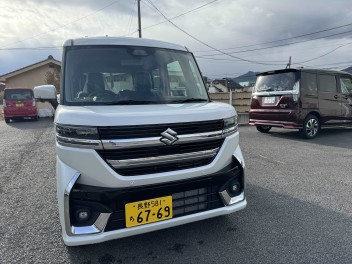 新型スペーシアカスタム　試乗車入庫しました！