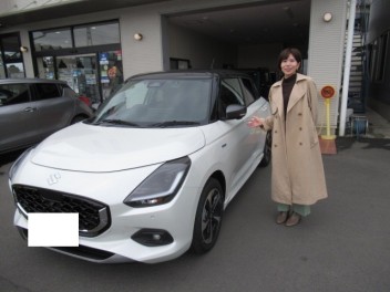 新型スイフトハイブリッド　納車式です！