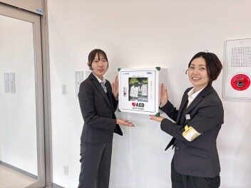 AED設置しました