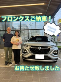 フロンクスご納車させていただきました！