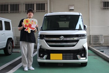 スペーシアカスタムご納車致しました！