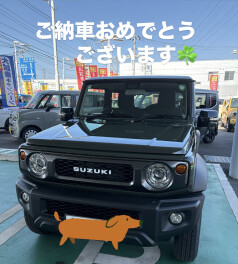 ジムニーシエラ＾＾ご納車おめでとうございます！
